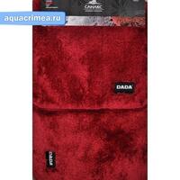 Коврик в ванную бордовый "СУПЕРЛЮКС", БОЛЬШОЙ, прямоугольный двойной 600 х 900 и 500 х 600 мм